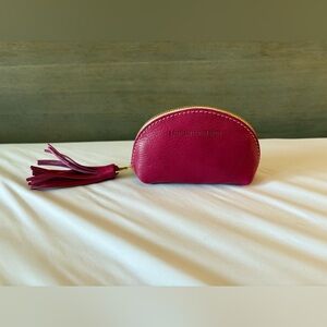 Portland Leather Hibiscus Taco Tassel Pouch